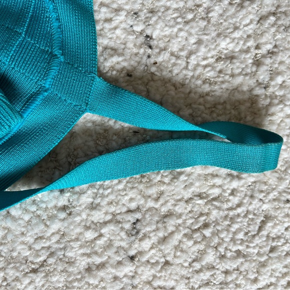 Herve Leger Katarina Dress in BT Blue Lagoon - Picture 8 of 9